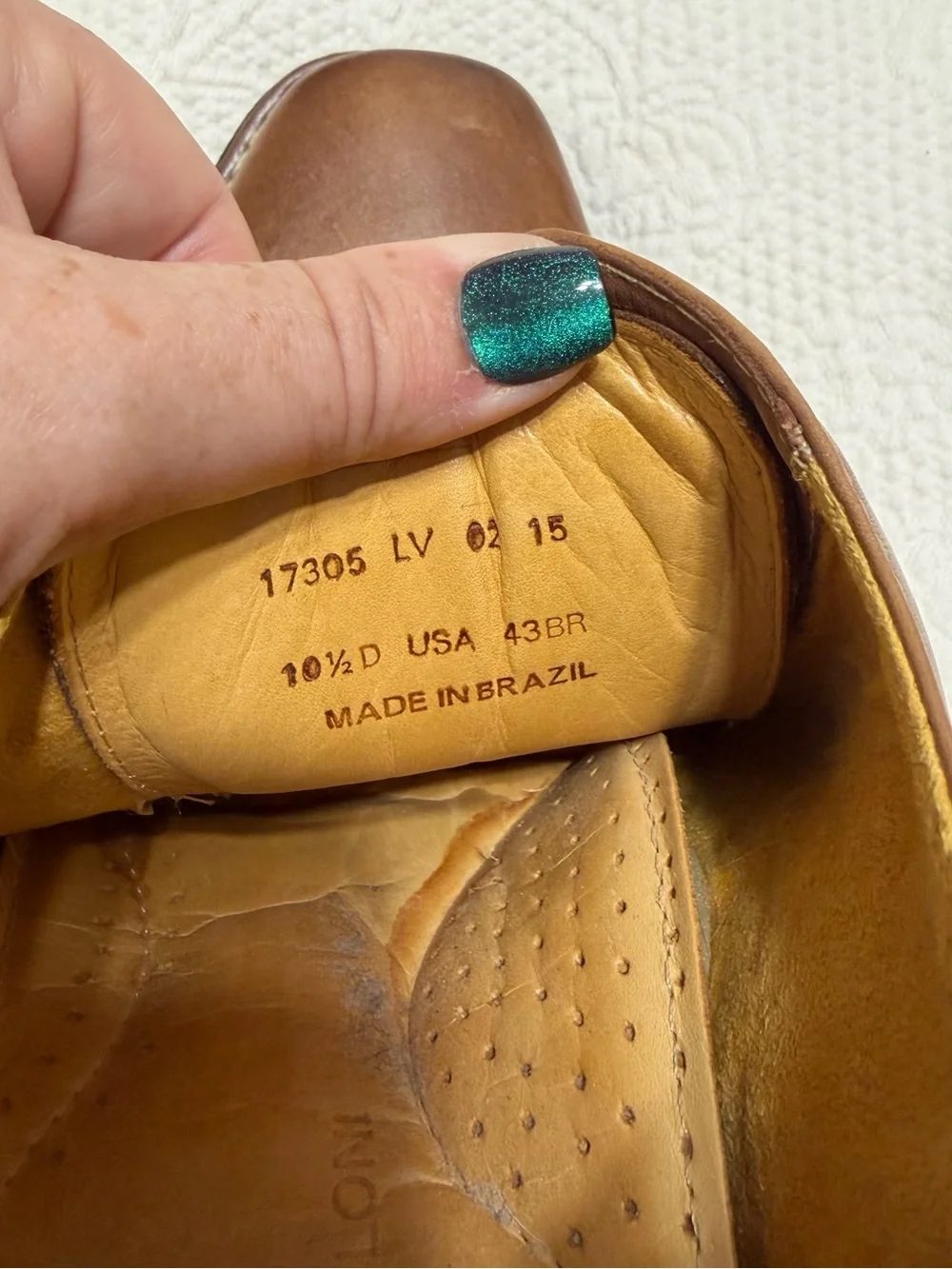 Sandro Moscoloni tonal leather
